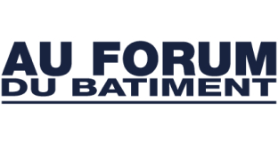 logo au forum du batiment